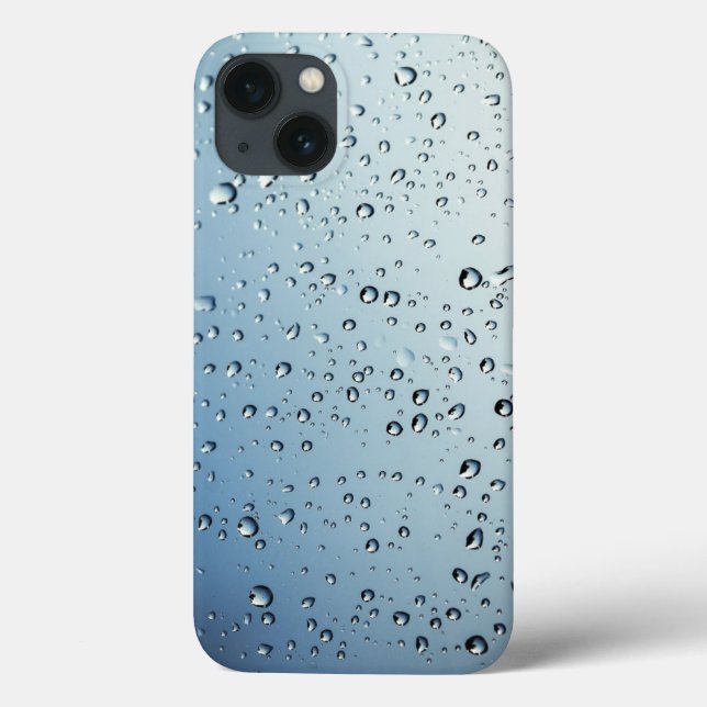 sehr cooles Raindrops Muster Nass aussehen Case-Mate iPhone Hülle (Rückseite)