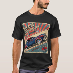 Sehr cooles vintage Auto-Reparatur-T-Shirt T-Shirt