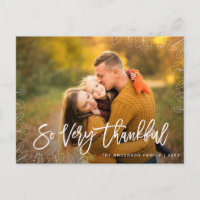 sehr dankbar | Erntedank Postkarte