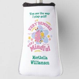 SEHR DEMURE SEHR MINDFUL Floral Golf Headcover