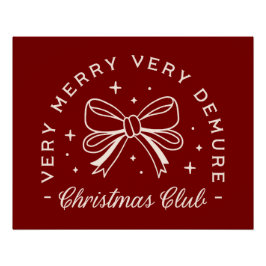 Sehr demütigender Weihnachtsklub Poster