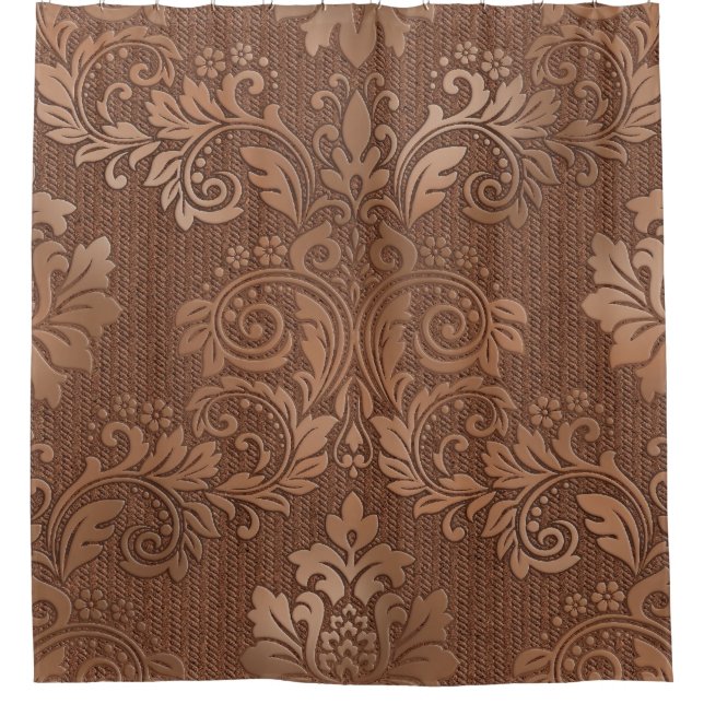 Sehr detaillierte abstrakte Textur oder Grunge Bac Duschvorhang (Vorderseite)