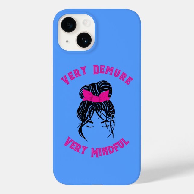 "Sehr dunkel, sehr vorsichtig" rosa Case-Mate iPhone Hülle (Rückseite)