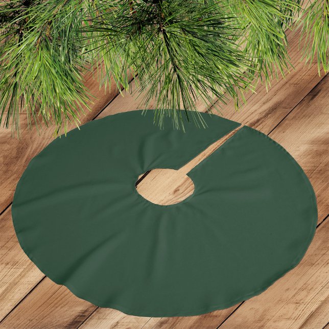 Sehr dunkelgrün - gebürsteter Polyester-Tree-Rock Polyester Weihnachtsbaumdecke (Von Creator hochgeladen)