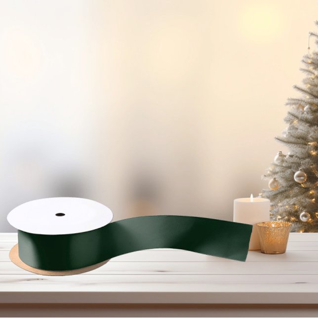 Sehr dunkelgrün - Satin Ribbon Satinband (Von Creator hochgeladen)