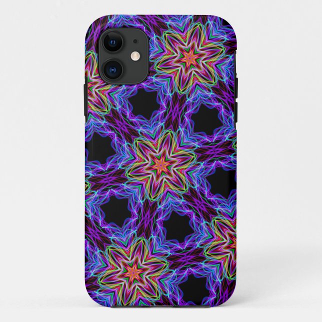 Sehr einzigartiges Geschenk, helles Muster LED Case-Mate iPhone Hülle (Rückseite)