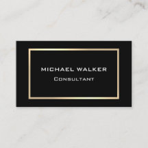 Sehr elegante Goldrahmen Schlicht Schwarz Beruflic