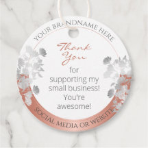 Sehr elegantes Blütenweißprodukt und Rose Gold