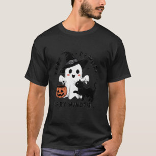 Sehr empfindlich Retro-Geister Schwarze Katzen H T-Shirt