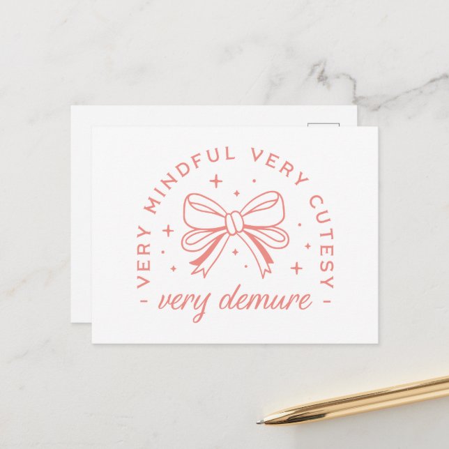 Sehr empfindlich sehr aufmerksam, sehr süß postkarte (Vorderseite/Rückseite Beispiel)