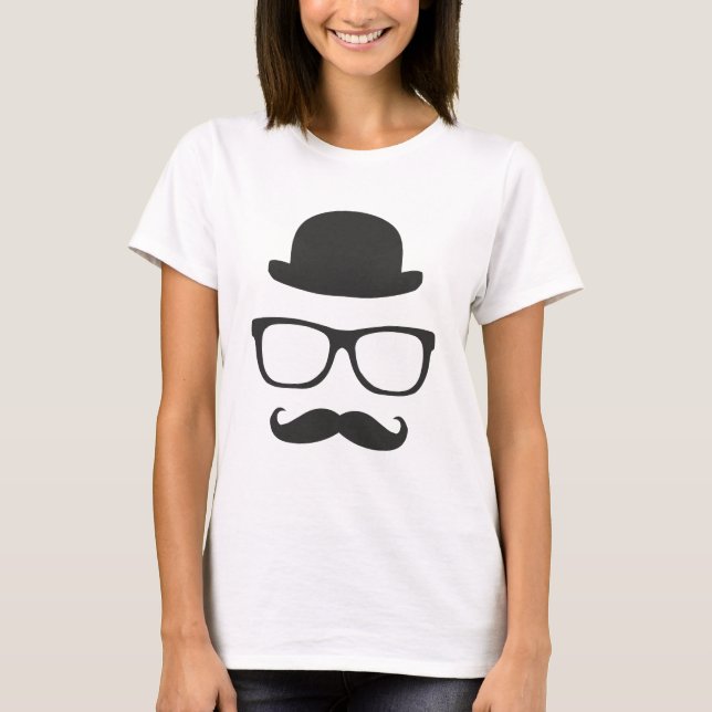 Sehr englischer Schnurrbart T-Shirt (Vorderseite)