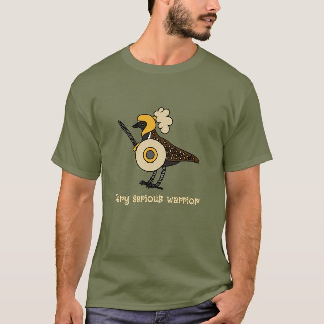 Sehr ernster Krieger T-Shirt (Vorderseite)