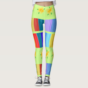 Sehr farbige Damen Leggings
