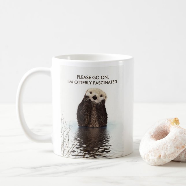 Sehr faszinierender Funny Pun Tasse (Mit Donut)