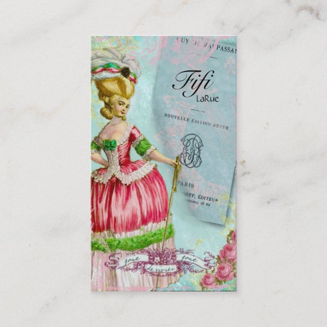 Sehr französische Telefonkarte Telefonnummerkarte (Vorderseite)