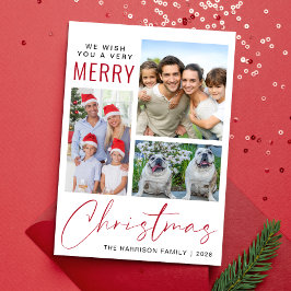 Sehr frohe 3 Foto Weihnachten