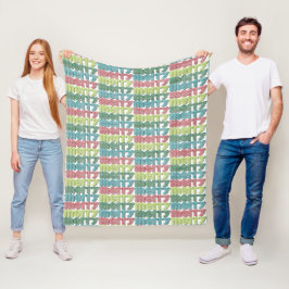 Sehr frohe Blanket Fleecedecke