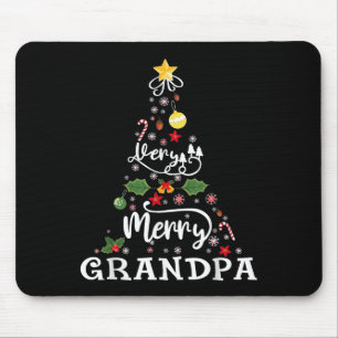 Sehr frohe Gigi Weihnachtsbaum Ornament Lights Xma Mousepad
