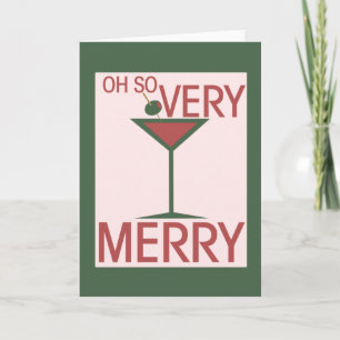 Sehr frohe Martini Xmas Feiertagskarte