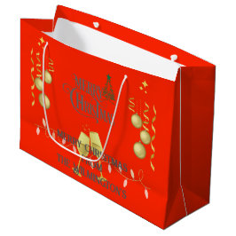 Sehr frohe Weihnachten Große Geschenktüte