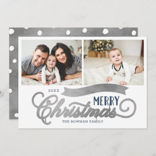 Sehr frohe Weihnachten Silber 2 Foto