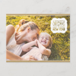 Sehr frohe Weihnachten und glückliche Neujahrskart