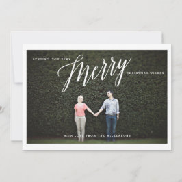 Sehr frohe Weihnachten wünscht Foto Gruß