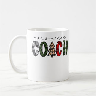 Sehr froher Coach Buffalo Karierte Weihnachtsanlei Kaffeetasse