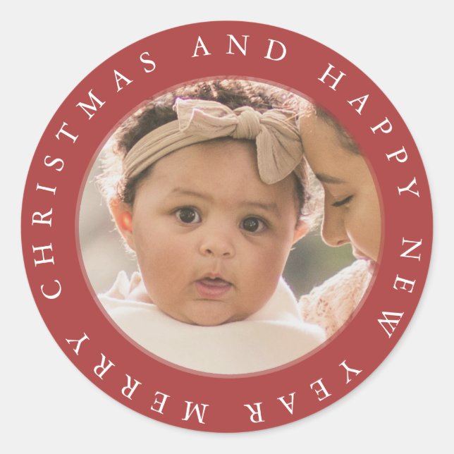 Sehr froher Weihnachts-Umschlag Aufkleber (Vorderseite)