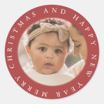 Sehr froher Weihnachts-Umschlag Aufkleber