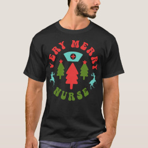 Sehr fröhliche Krankenschwester 4 T-Shirt