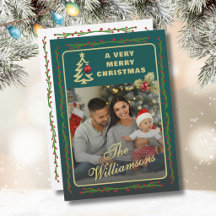*Sehr fröhliche Weihnachten Zwei Foto