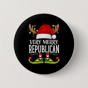 Sehr fröhliche X-mas-Republikaner passendes Weihna Button