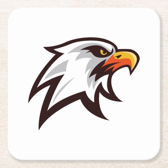 Sehr Fun Adler Zeichnend Untersetzer Set (Vorderseite)