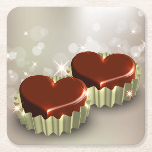 Sehr Fun Chocolate Candy Untersetzer Set