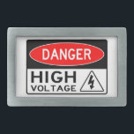Sehr Fun Gefahr Hochspannung Sign Belt Verschluss Rechteckige Gürtelschnalle<br><div class="desc">Dies ist eine sehr lustige Gefahr Hochspannungs-Sign-Gürtel Verschluss</div>