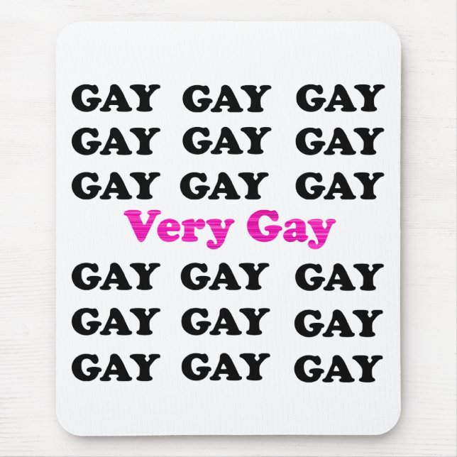 Sehr Gay Mouse Pad Mousepad (Vorne)