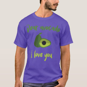 Sehr geehrte Avocado I Liebe Sie Vegan Vegetarian T-Shirt