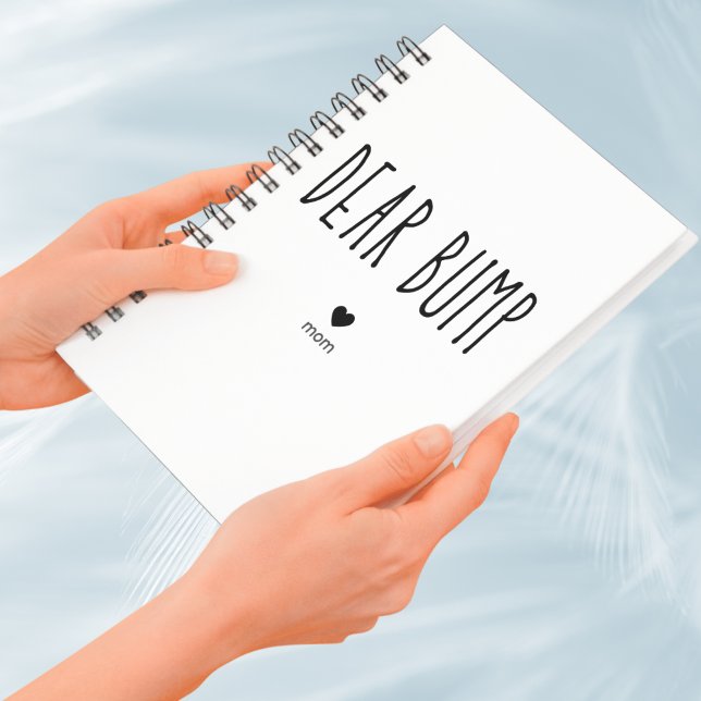 Sehr geehrte Bump Schwangerschaft Diary Liebe Mama Notizblock (Baby Pregnancy Journal)