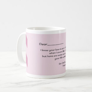 Sehr geehrte Ehefrau: Funny Letter Design Kaffeetasse