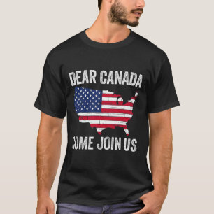 Sehr geehrte Kanada kommt zu US-Präsident Trump Fu T-Shirt