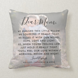 Sehr geehrte Mama benutzerdefinierte Message Scrip Kissen