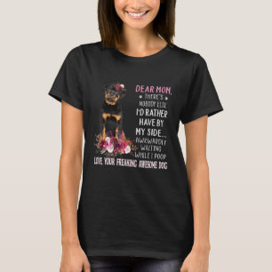 Sehr geehrte Mama Mama Dog Eigentümer glücklichen  T-Shirt