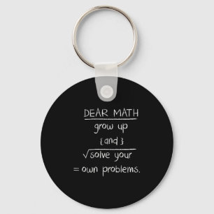 Sehr geehrte Mathematik Funny Zitat Schlüsselanhänger
