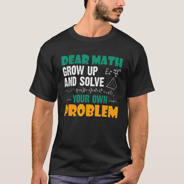 Sehr geehrte Mathematikerin wird Cooler Sarkastikm T-Shirt (Vorderseite)