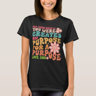 Sehr geehrte Person hinter mir Christliche Freundl T-Shirt
