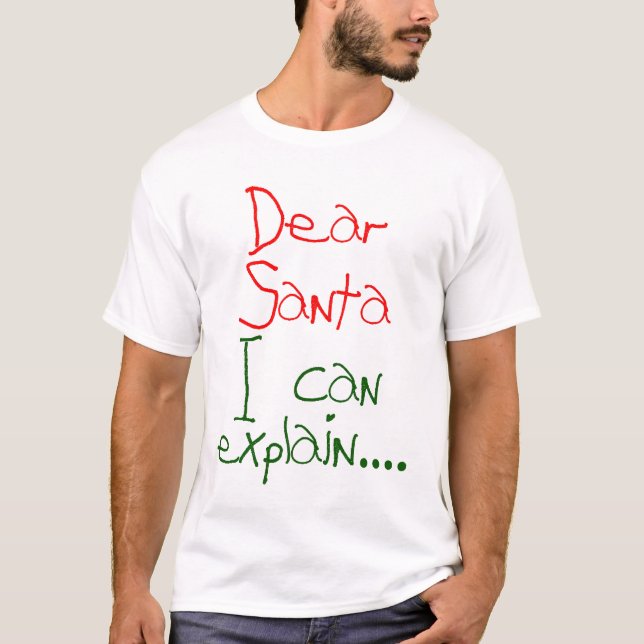Sehr geehrte Santa #1 T-Shirt (Vorderseite)