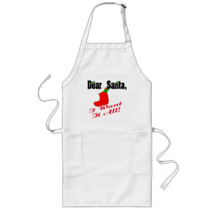 Sehr geehrte Santa Schürze