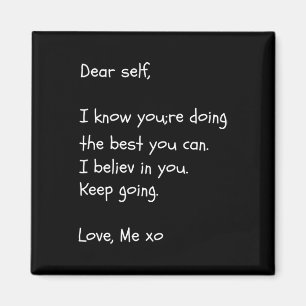 Sehr geehrte Selbstziffer Mental Health Awareness Magnet