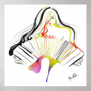 Sehr geehrter Bandoneon Poster